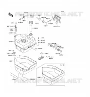 RESERVOIR CARBURANT pour Kawasaki KVF750 4X4 2008