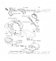 LABEL pour Kawasaki KVF750 4X4 2008
