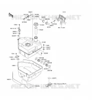 RESERVOIR CARBURANT pour Kawasaki KVF750 4X4I 2009