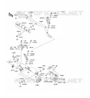 &Eacute;CHAPPEMENT pour Kawasaki KVF750 4X4I 2010