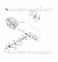 PIGNON CONIQUE AVANT pour Kawasaki KVF750 4X4I 2010