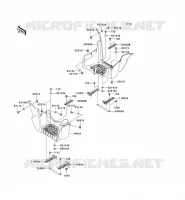 REPOSE PIED pour Kawasaki KVF750 4X4I 2010
