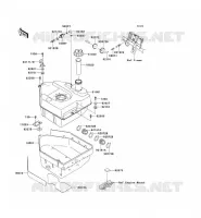RESERVOIR CARBURANT pour Kawasaki KVF750 4X4I 2010