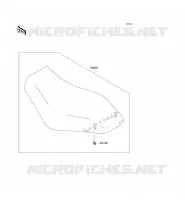 SELLE pour Kawasaki KVF750 4X4I 2010