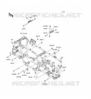 SUPPORT MOTEUR pour Kawasaki KVF750 4X4I 2010