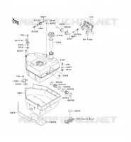 RESERVOIR CARBURANT pour Kawasaki KVF750 4X4I 2010