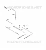 CABLES pour Kawasaki KVF750 4X4I 2012