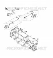 CH&Acirc;SSIS pour Kawasaki KVF750 4X4I 2012