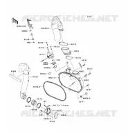 COUVERCLE CONVERTISSEUR pour Kawasaki KVF750 4X4I 2012