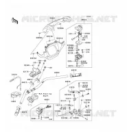 GUIDON pour Kawasaki KVF750 4X4I 2012