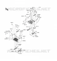 REPOSE PIED pour Kawasaki KVF750 4X4I 2012
