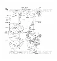 RESERVOIR CARBURANT pour Kawasaki KVF750 4X4I 2012