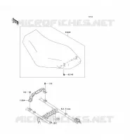 SELLE pour Kawasaki KVF750 4X4I 2012