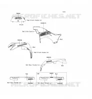 STICKER(RED) pour Kawasaki KVF750 4X4I 2012