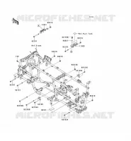 SUPPORT MOTEUR pour Kawasaki KVF750 4X4I 2012