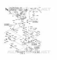 SUSPENSION ARRI&Egrave;RE pour Kawasaki KVF750 4X4I 2012