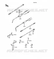 CABLE pour Kawasaki AR125 1991