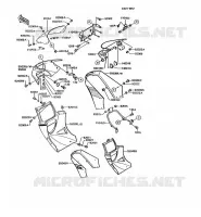 CARENAGE pour Kawasaki AR125 1991