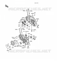 CARTER MOTEUR(S) pour Kawasaki AR125 1991