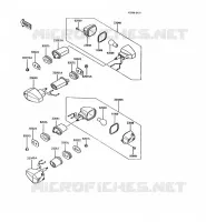 CLIGNOTANT pour Kawasaki AR125 1991