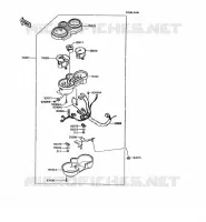 COMPTEURS pour Kawasaki AR125 1991