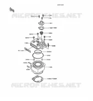 CULASSE/CYLINDRE pour Kawasaki AR125 1991