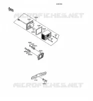 FEUX ARRI&Egrave;RE pour Kawasaki AR125 1991