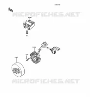 G&Eacute;N&Eacute;RATEUR pour Kawasaki AR125 1991