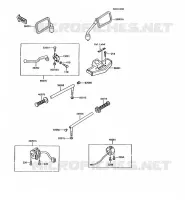 GUIDON pour Kawasaki AR125 1991