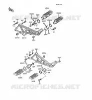 REPOSE PIED pour Kawasaki AR125 1991