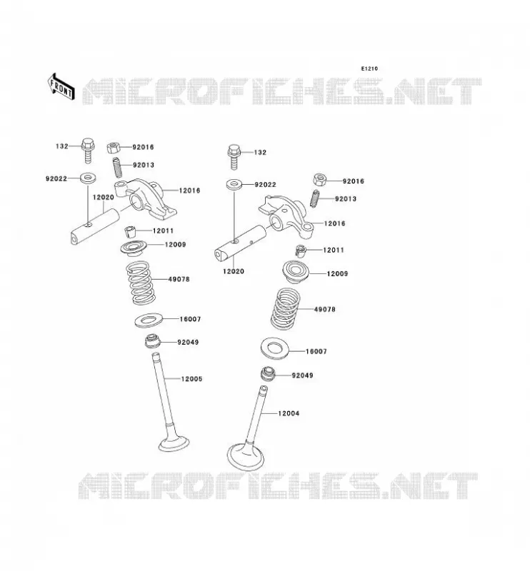 SOUPAPE Kawasaki MOTOS 125 1999 ELIMINATOR 125  BN125-A2