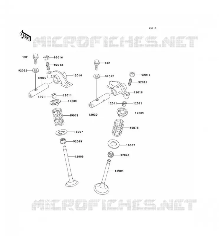 SOUPAPE Kawasaki MOTOS 125 2000 ELIMINATOR 125  BN125-A3