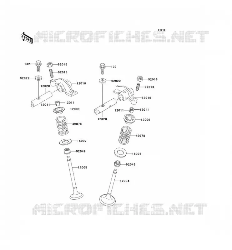 SOUPAPE Kawasaki MOTOS 125 2002 ELIMINATOR 125  BN125-A5