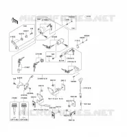 CONTACTEUR SERRURE/R&Eacute;FLECTEUR pour Kawasaki ELIMINATOR 125 2003