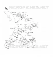 GARDE BOUE pour Kawasaki ELIMINATOR 125 2007