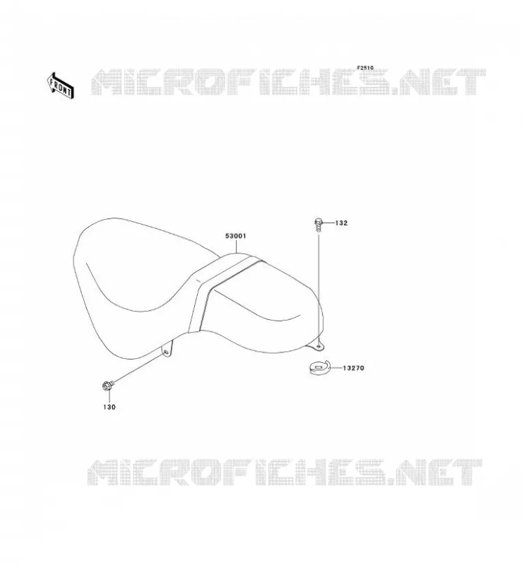 SELLE Kawasaki MOTOS 125 2007 ELIMINATOR 125  BN125A7F