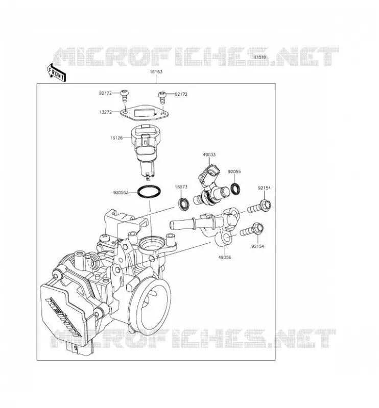 CARBU Kawasaki MOTOS 250 2015 Z250SL  BR250EFS