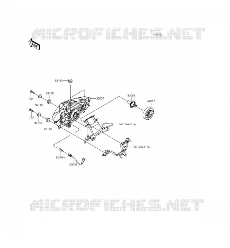 OPTIQUE(S) Kawasaki MOTOS 250 2015 Z250SL  BR250EFS