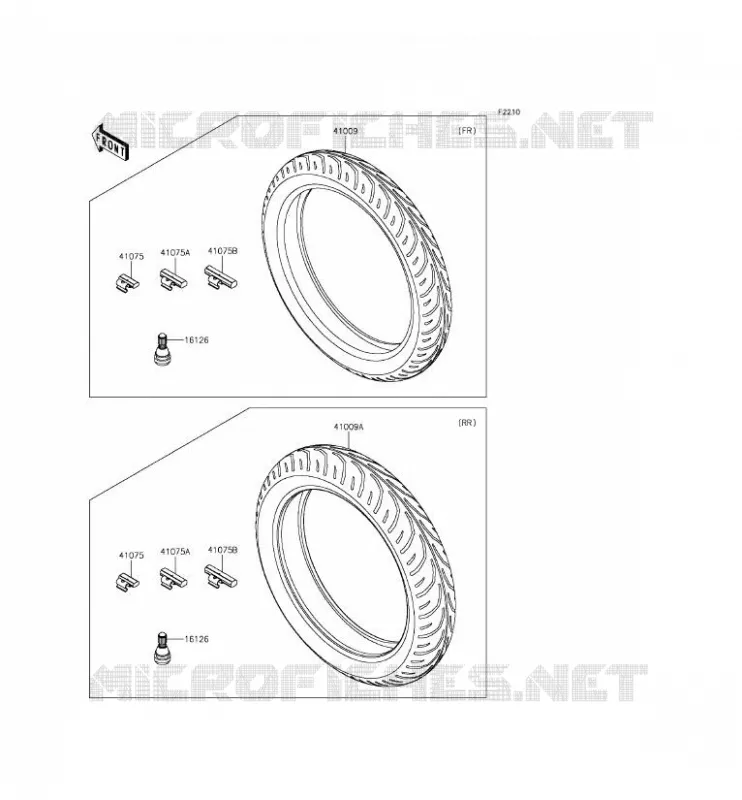 PNEUS Kawasaki MOTOS 250 2015 Z250SL ABS  BR250FFF