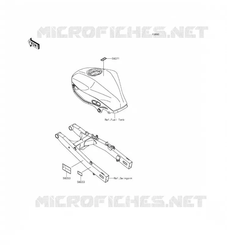 LABEL Kawasaki MOTOS 250 2015 NINJA 250SL  BX250AFF