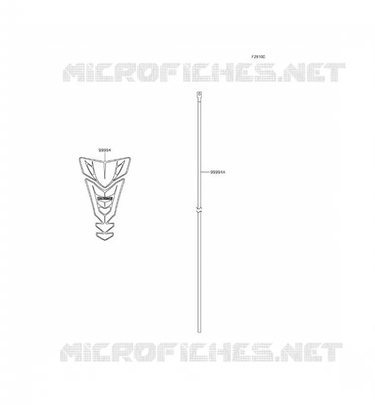 ACCESSOIRE(DECALS) Kawasaki MOTOS 250 2015 NINJA 250SL  BX250AFS