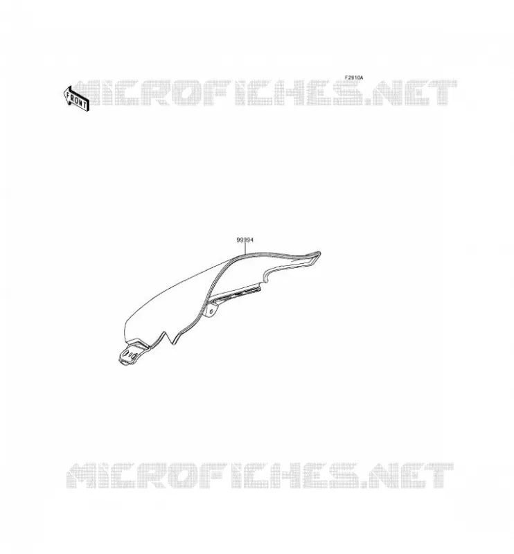 ACCESSOIRE(PARE-BRISE) Kawasaki MOTOS 250 2015 NINJA 250SL  BX250AFS