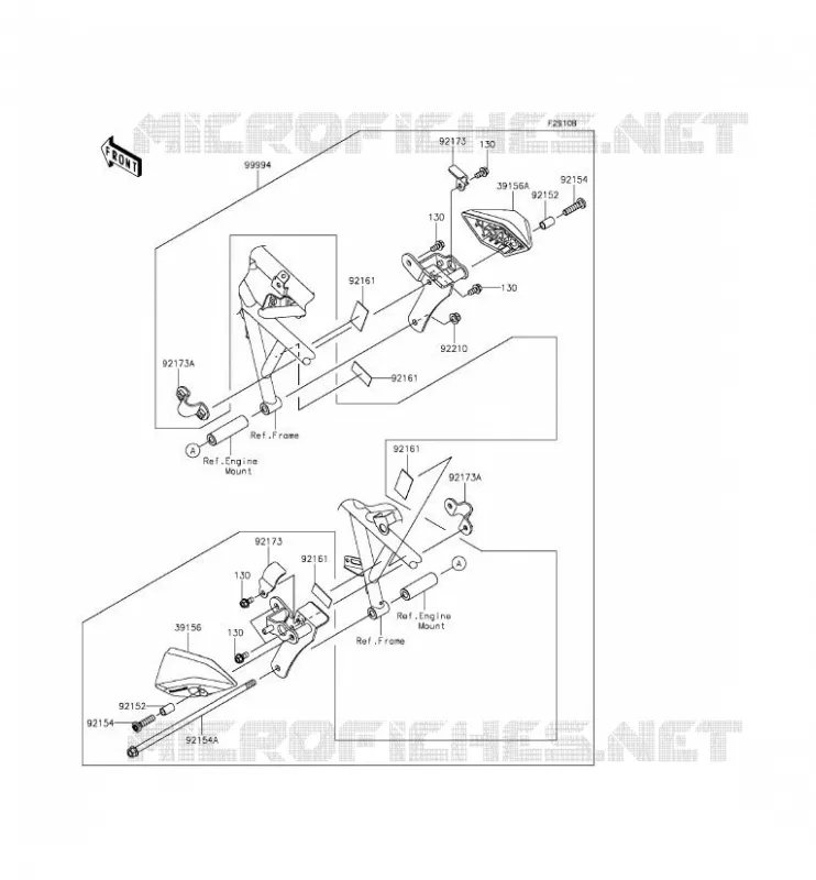 ACCESSOIRE(COUVRE COMPTEUR) Kawasaki MOTOS 250 2015 NINJA 250SL  BX250AFSA