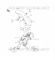 GARDE BOUE AVANT pour Kawasaki NINJA 250SL ABS 2015