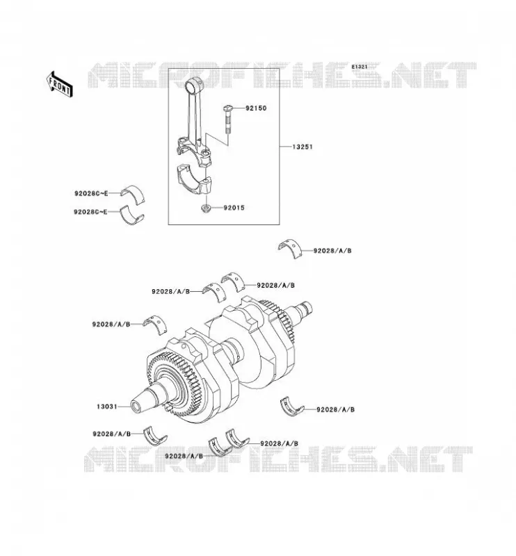 VILEBREQUIN Kawasaki MOTOS 650 2000 W650  EJ650-A2