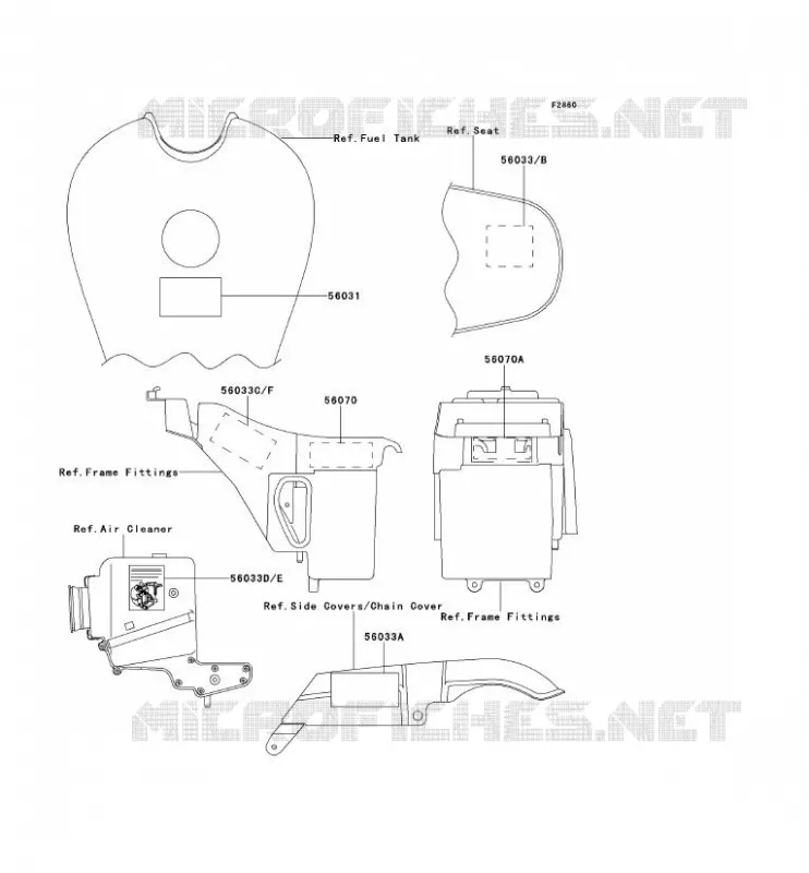 LABEL Kawasaki MOTOS 650 2001 W650  EJ650-A3