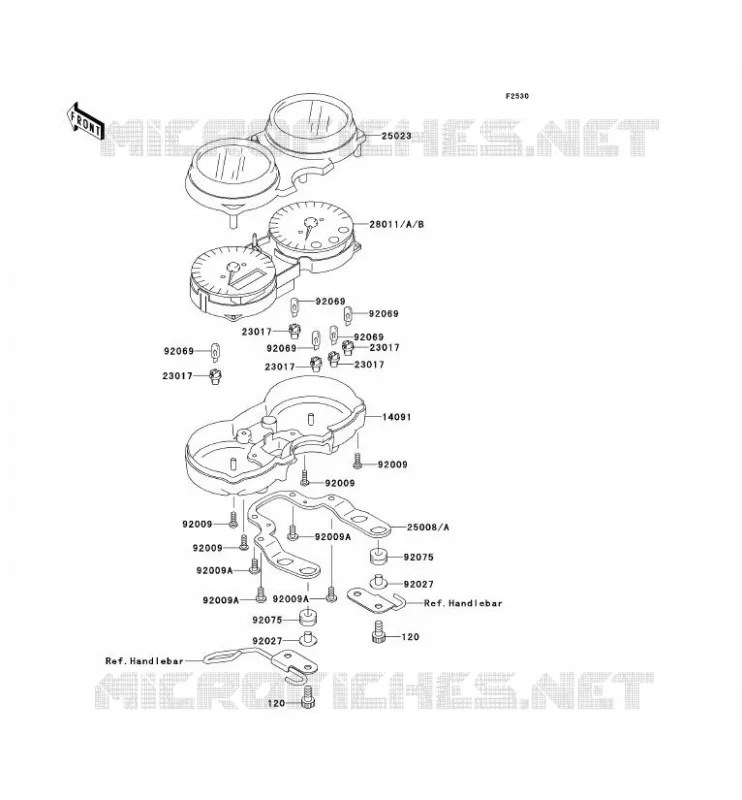COMPTEURS Kawasaki MOTOS 650 2001 W650  EJ650-A3