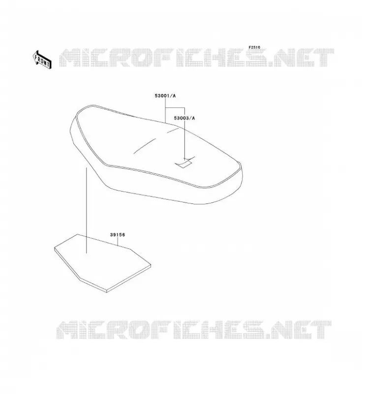 SELLE Kawasaki MOTOS 650 2002 W650  EJ650-A4