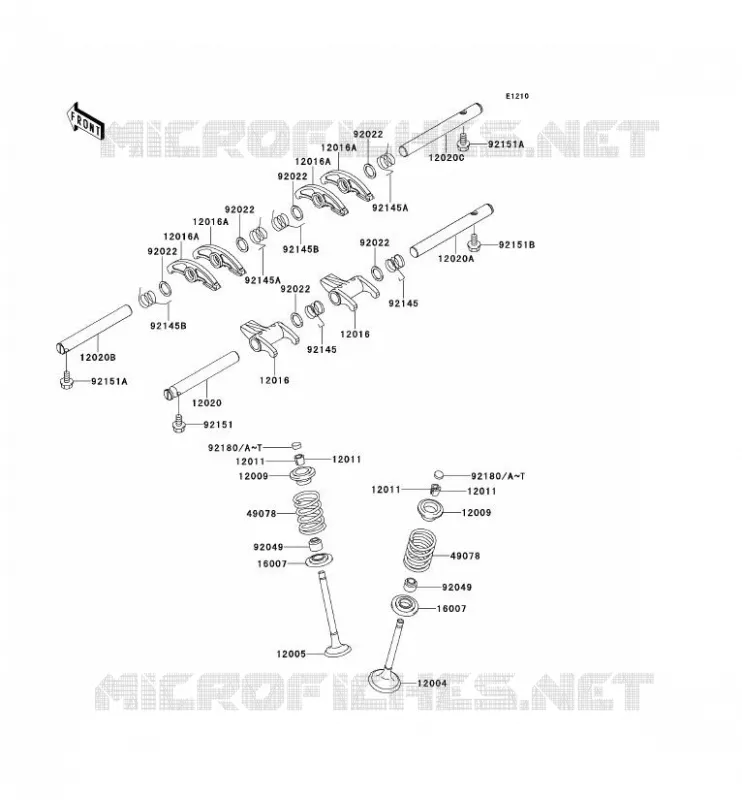 SOUPAPE Kawasaki MOTOS 650 2002 W650  EJ650-C4
