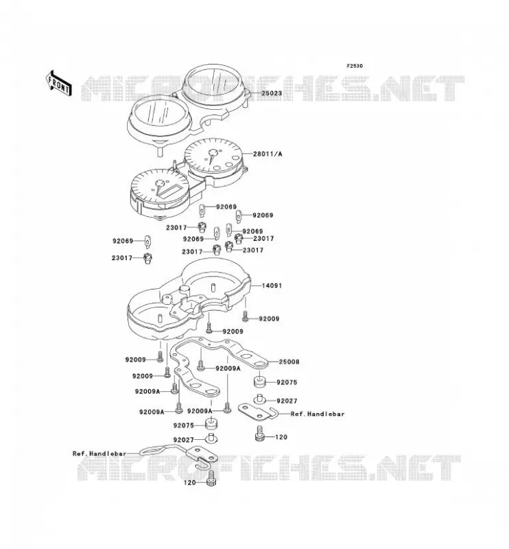COMPTEURS Kawasaki MOTOS 650 2003 W650  EJ650-C5